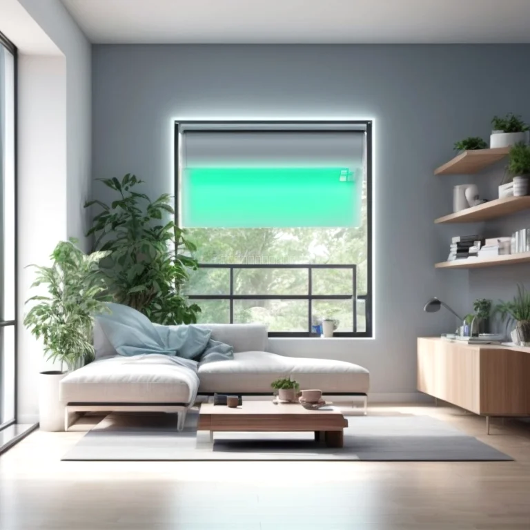 Smartes Thermostat an der Wand